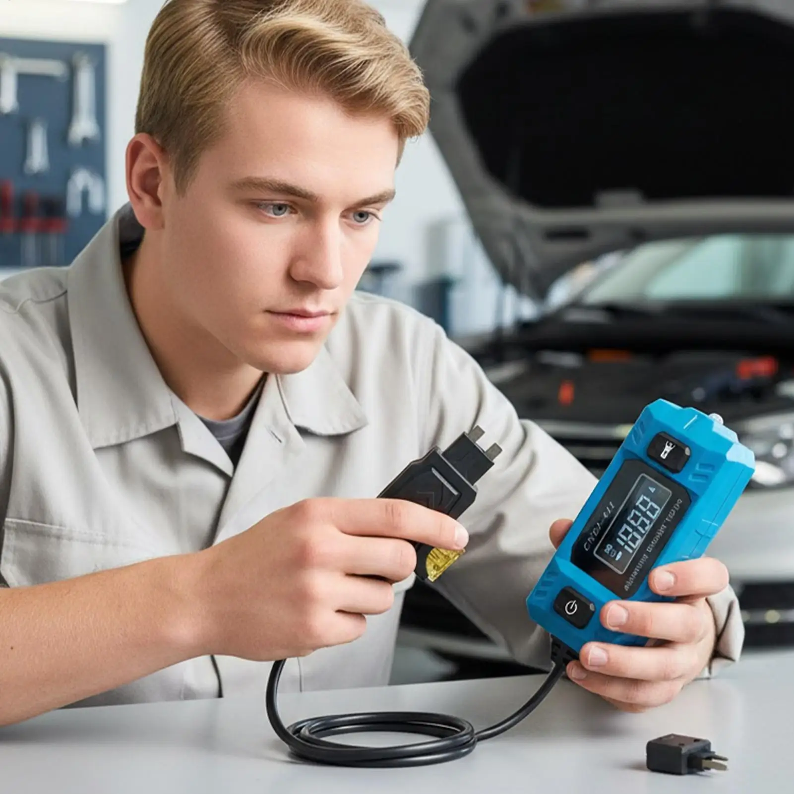 Automotive Circuit Fault Probe Tester 20A 48V Checker Met Front Light Hoge Precisie Auto Circuit Probe Tester met LCD Scherm