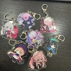 Hot Game fate FGO figure oan of Arc Merlin Mash Kyrielight Alter Cosplay acrilico Keychians Kawaii Bag accessori fan regali