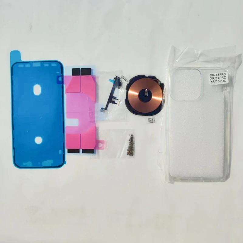 DIY housing For XR Like 15 Pro Housing XR Up To 15 Pro Housing Back DIY Back Cover Housing Battery Middle Frame Replacement