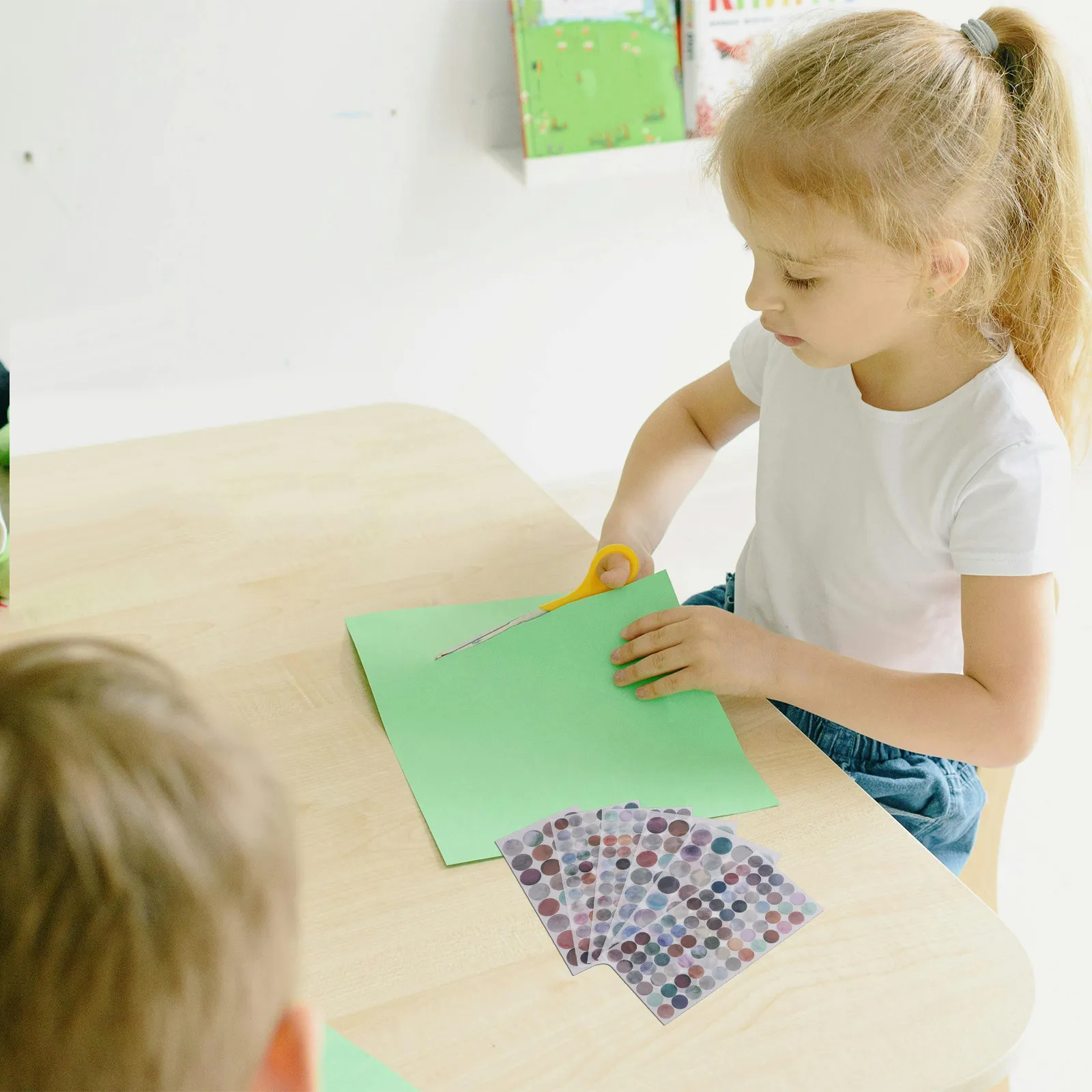 

36 Sheets Colorful Stickers Self-Adhesive Dot Labels for Organization Coding Marking Storage Jars Books Files Containers