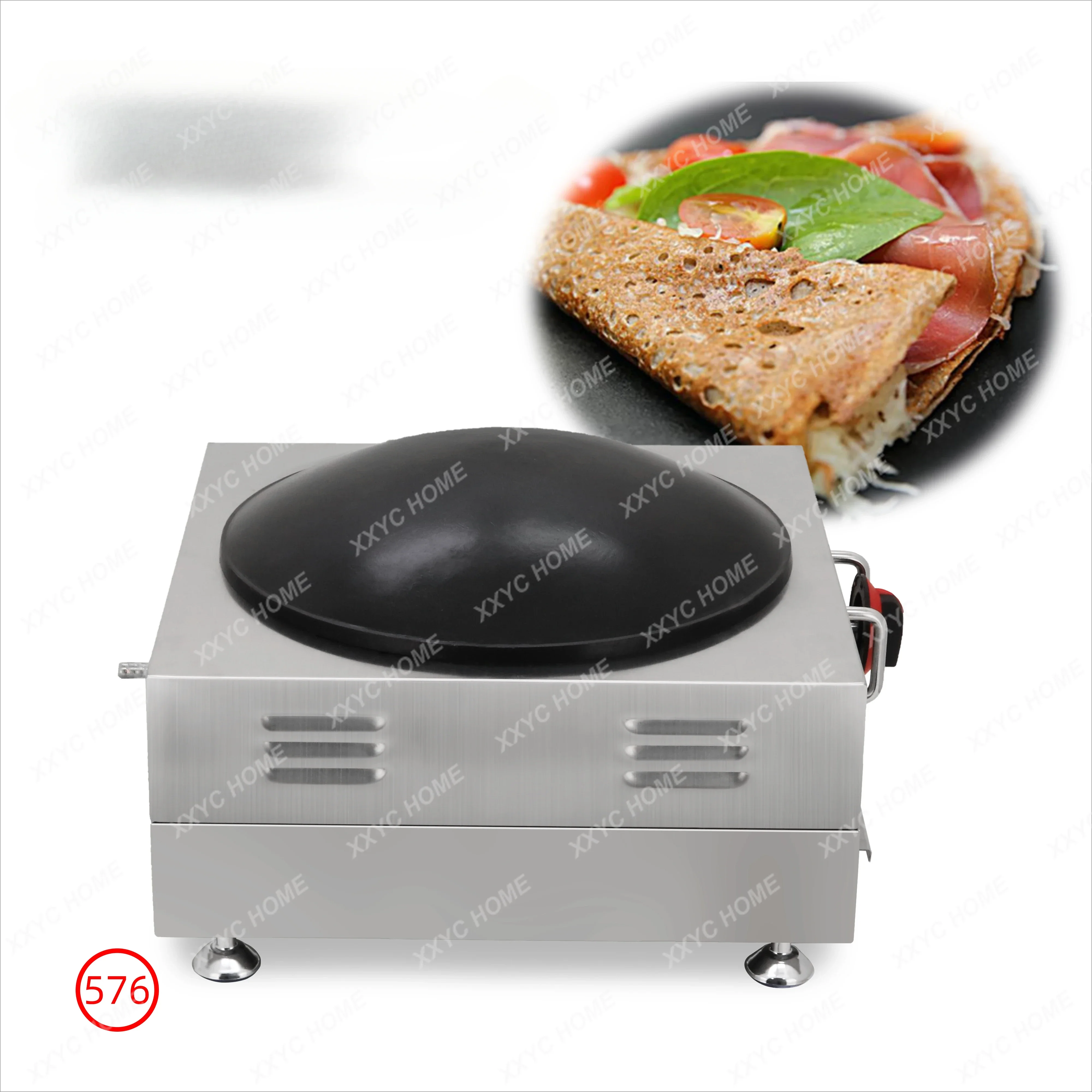 máquina de alimentos Saj Bread Maker- Pan Laffa- Taboon- Gas Natural