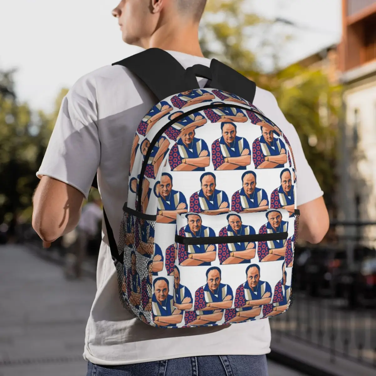 The Gabagool Tony Soprano Series Backpack Student BookBag Kids School Bag Laptop Shoulder Bags for Men Women