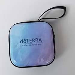 Tinplate Essential Oil Case for DoTERRA Sample Travle Bag Cosmetic Bags & Cases Essential Oil Storage Case Zipper Organizer Bag