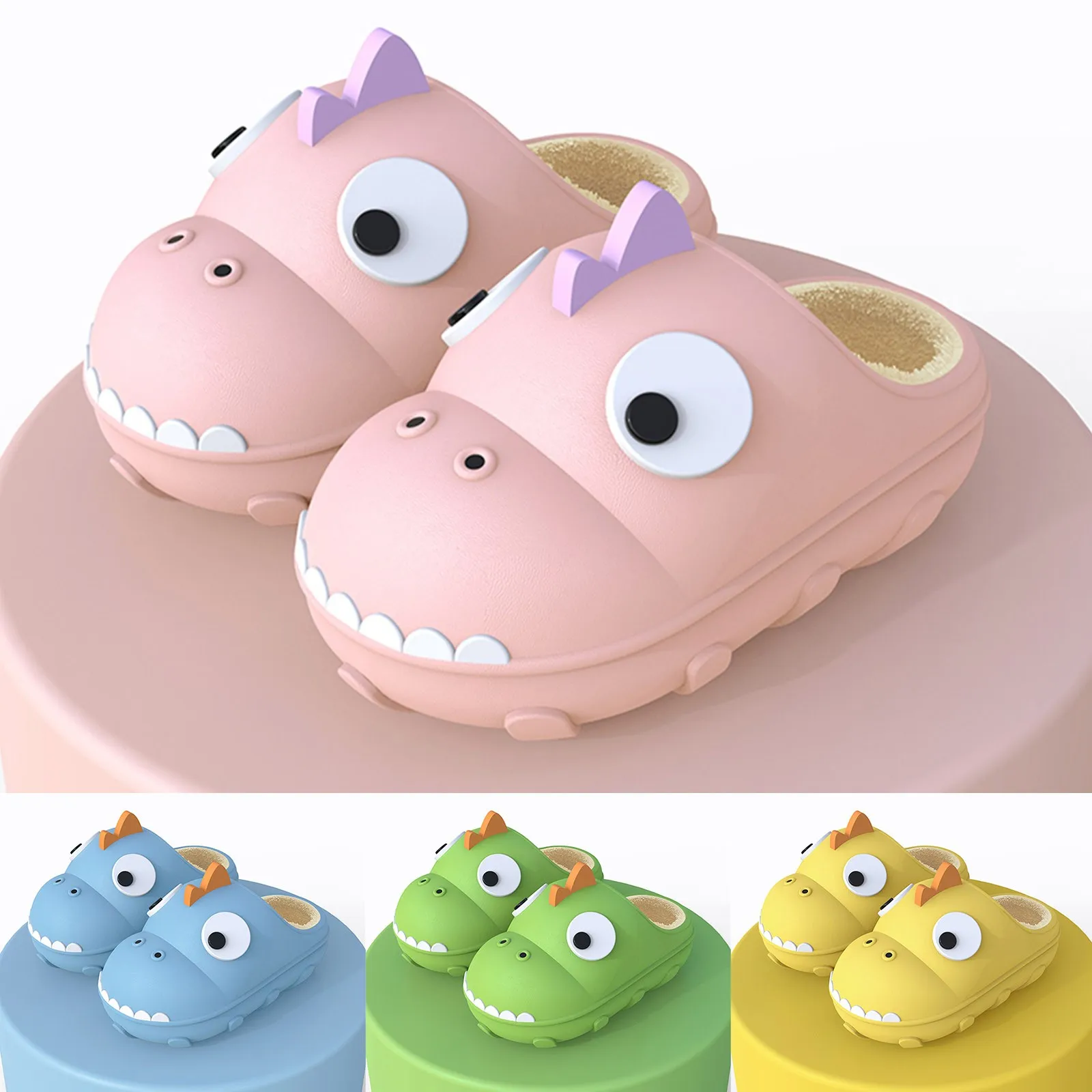 

Тапочки для маленьких девочек, модные и зимние тапочки для девочек и мальчиков, мягкие плюшевые тапочки на плоской подошве, удобные милые тапочки для девочек, размер 12.