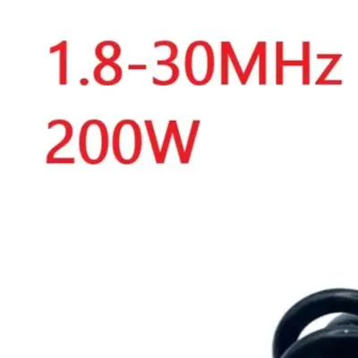 600W 1.8-30MHz Shortwave Choke Coil Magnetic For Ring With Male To Female Connector For HF Radio For EMI Suppression And RF Test