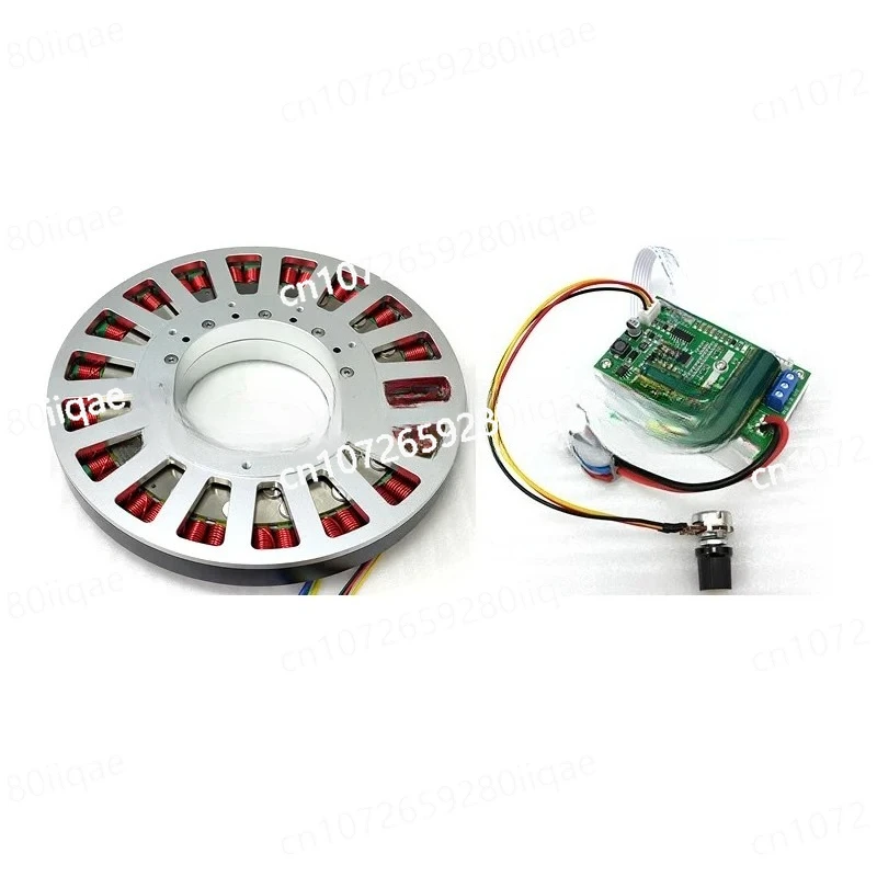 

Torque 10Nm Magnet Brushless DC Motor 20310, 54N60P Hollow Shaft Ultra-thin Low-speed Torque Motor