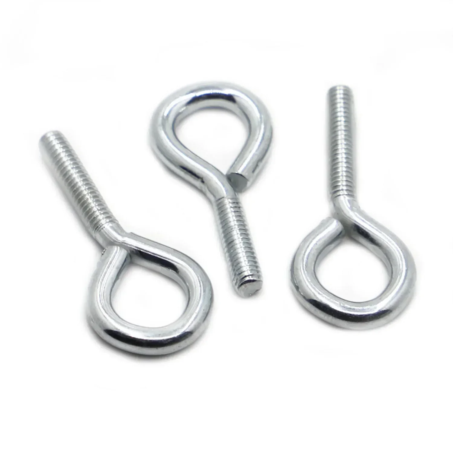 

M3 M4 M5 M6 M8 M10 Galvanized Steel Sheep Eye Screws Ring Hook Hanging Ring Screw Bolt