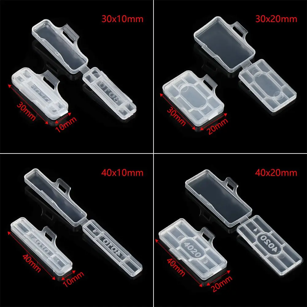 50Pcs/set Waterproof Cable Label Box Transparent Identification Tags Useful Marker Tool for Network Cable Wiring Accessories