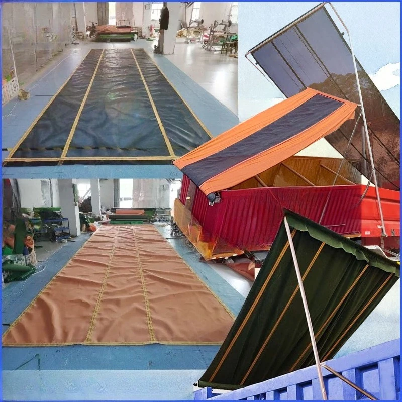 Dump truck, automatic tarpaulin muck truck, self-electric tarpaulin accessories, full set of truck swing rod, environmentally