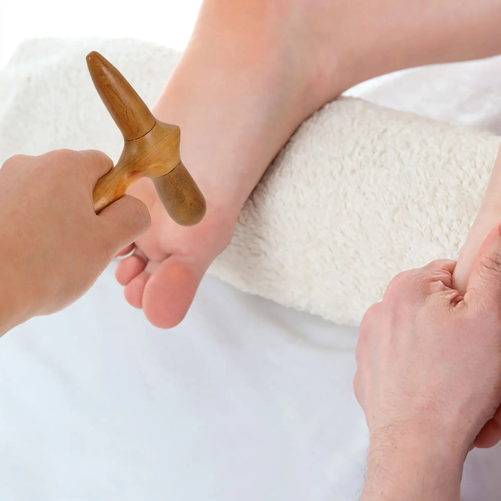 

Деревянный массажный стик для скребкового массажа, 1 шт., для точечного массажа и меридианов, портативный, для снятия боли, для домашнего и уличного использования