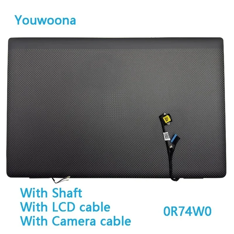 

NEW ORIGINAL Laptop Replacement LCD Back Cover Case for DELL Latitude 7520 E7520 0R74W0 With Shaft Camera LCD Cable