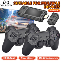 X9PRO TV Video Game Console Retro Game Stick 44+Emulator For PS1 PSP NDS N64 40000 Familes Games with 2.4G Dual Controller Gift