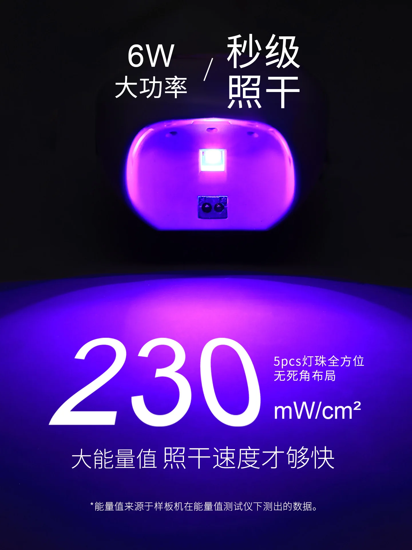 MR Lampada portatile con semi di girasole Piccola lampada per unghie con rilevamento automatico Lampada per fototerapia a batteria portatile ad asciugatura rapida per salone di bellezza