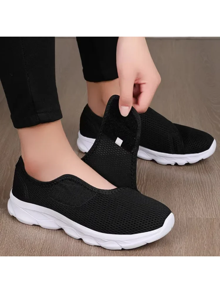 Populaire décontracté unisexe orthopédie pieds larges chaussures gonflées pouce éversion réglage doux confortable chaussures pour diabétiques chaussures de marche