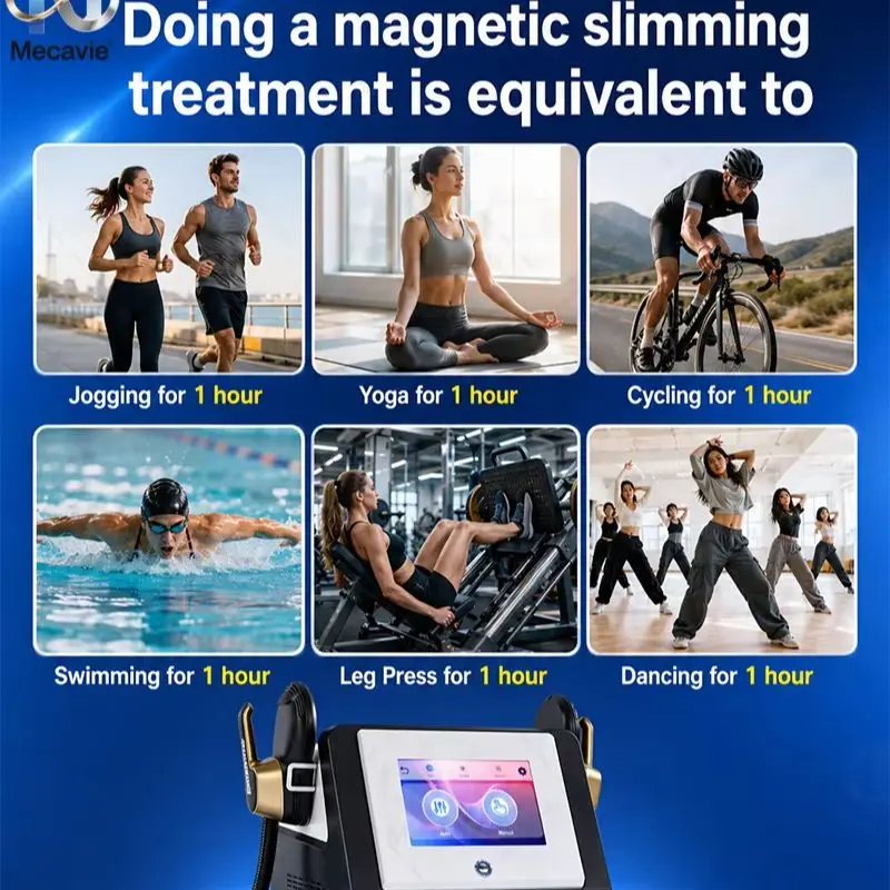 

6500W HIEMT Body Sculptor Non-Invasive Fat Loss Muscle Gain Butt Lift Skin Firming Salon Home Contour Beauty Machine Ready Stock