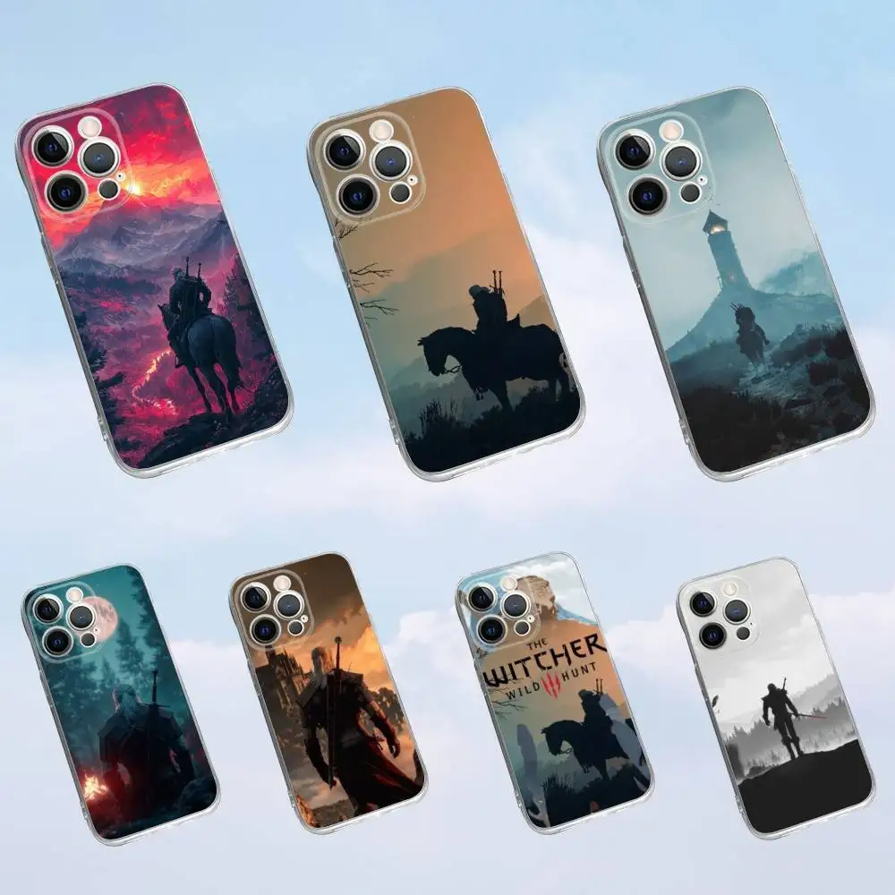 

Epc Game T-The Witcher 3 Phone Case For iPhone 16,15,14,13,12,11 Pro,Max,Plus,X,XS,XR,SE,Mini Transparent Silicone Soft