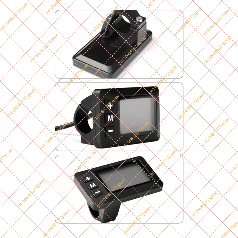 5-Pin Waterproof LCD Speedometer Display, Multi-Voltage E-Bike & Scooter Accelerator
