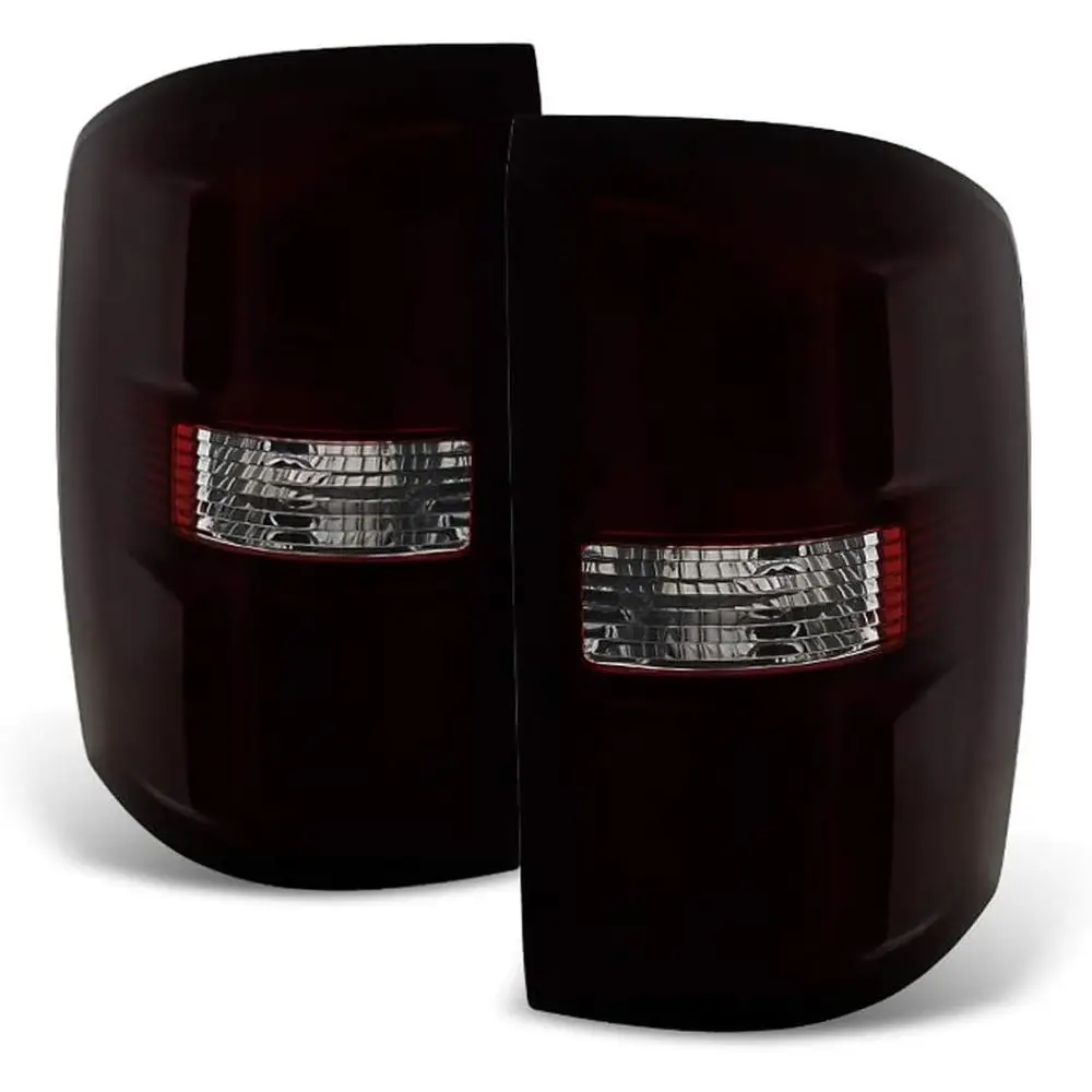 

- For Red Smoke 2014 2015 2016 2017 2018 GMC Sierra 1500 Tail Lights Brake Lamps Left+Right