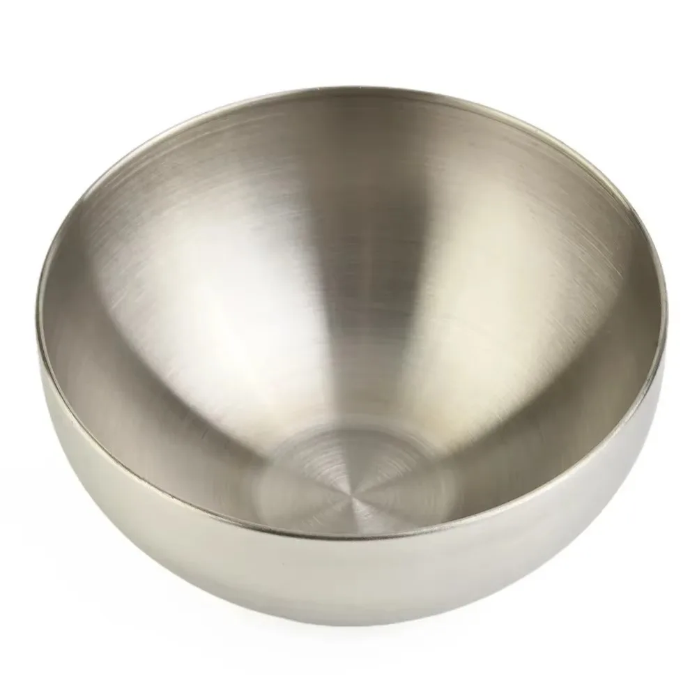 304 Stainless Steel Fruit Salad Bowl Korean Silver Gold Soup Rice Noodle Bowl Large Capacity Multifunctional Food Container