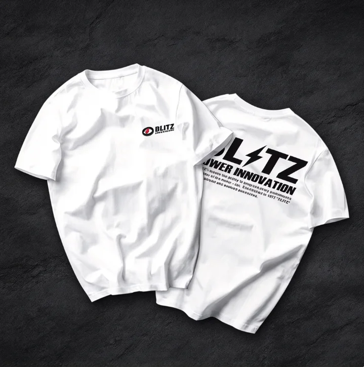 2026 Men Automotive Power Innovation Graphic T Shirt, Lightning Style Text Print Crew Neck Short Sleeve Tees, Black  Car Culture