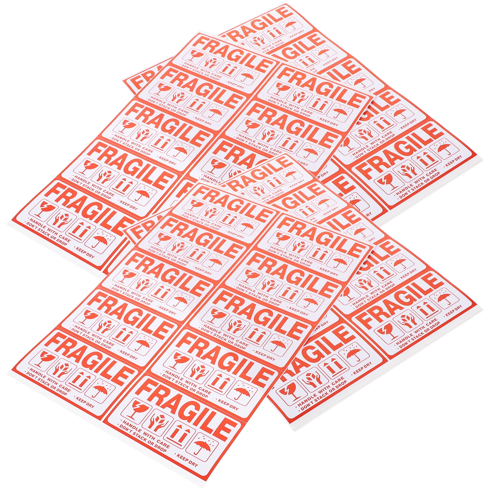 

Fragile Warning Labels Self-Adhesive Packaging Stickers For Shipping Moving Caution Label Supplies Folder Tags