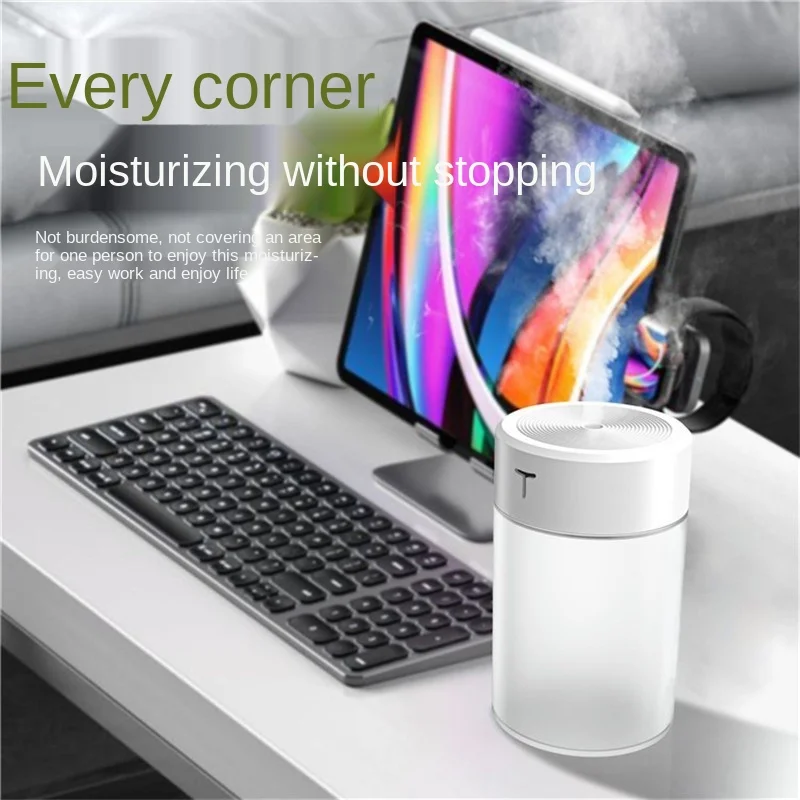 360ML Air humidifier, ultrasonic aromatherapy diffuser, portable aromatherapy sprayer, USB essential oil atomizer, LED lamp home