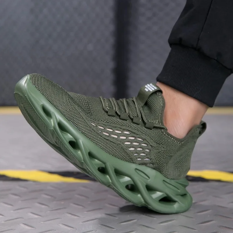 MAEDEF, zapatos para hombre, zapatillas deportivas para hombre, zapatos planos transpirables de malla, calzado informal de calle versátil, zapatillas deportivas para correr, tenis y caminar