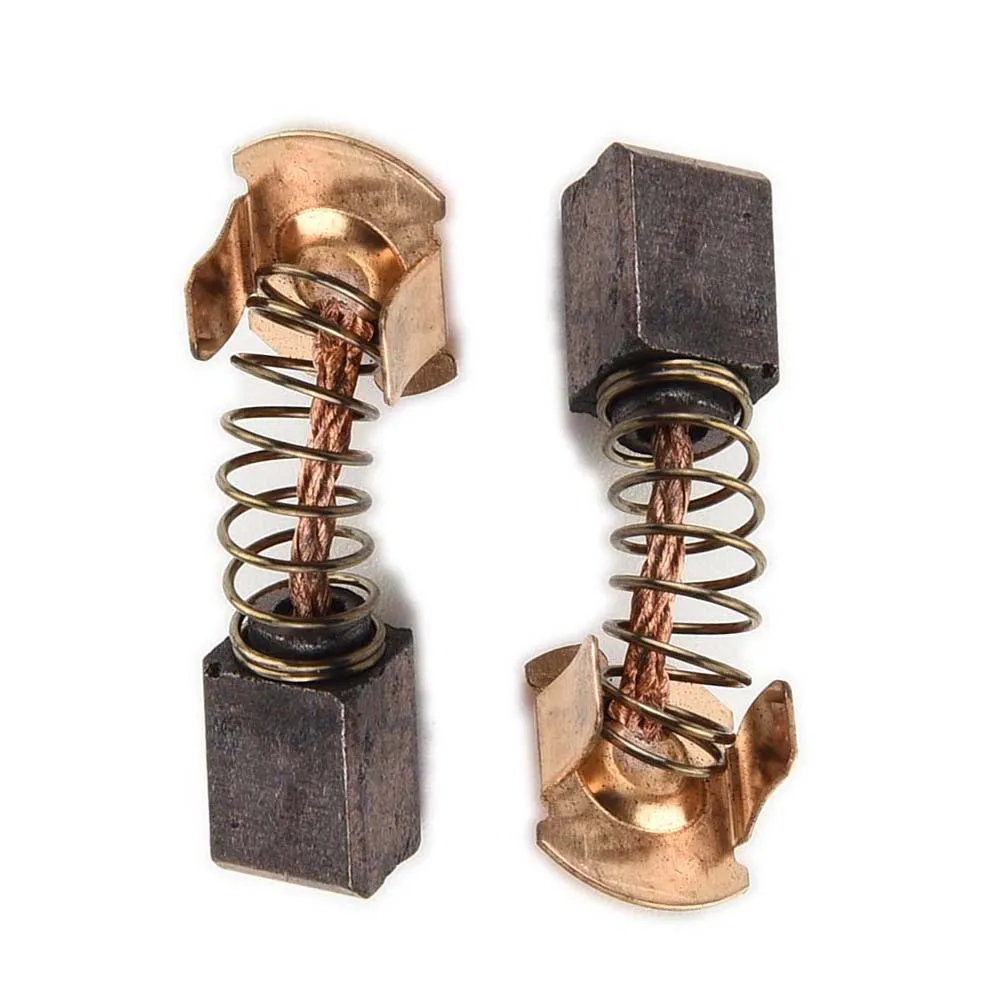 Spazzole di carbone di lunga durata Smerigliatrice di ricambio Parti in metallo metallocarbon Strumenti di ricambio per smerigliatrice angolare a molla