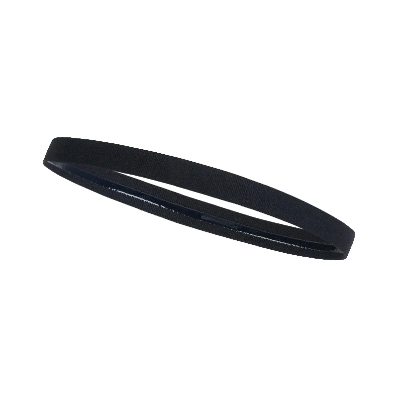 Simple Unisex Sports Hairband Non-Slip Silicone Strip Sweat Guide Elastic Headbands Yoga Running Fitness Hair Accessories