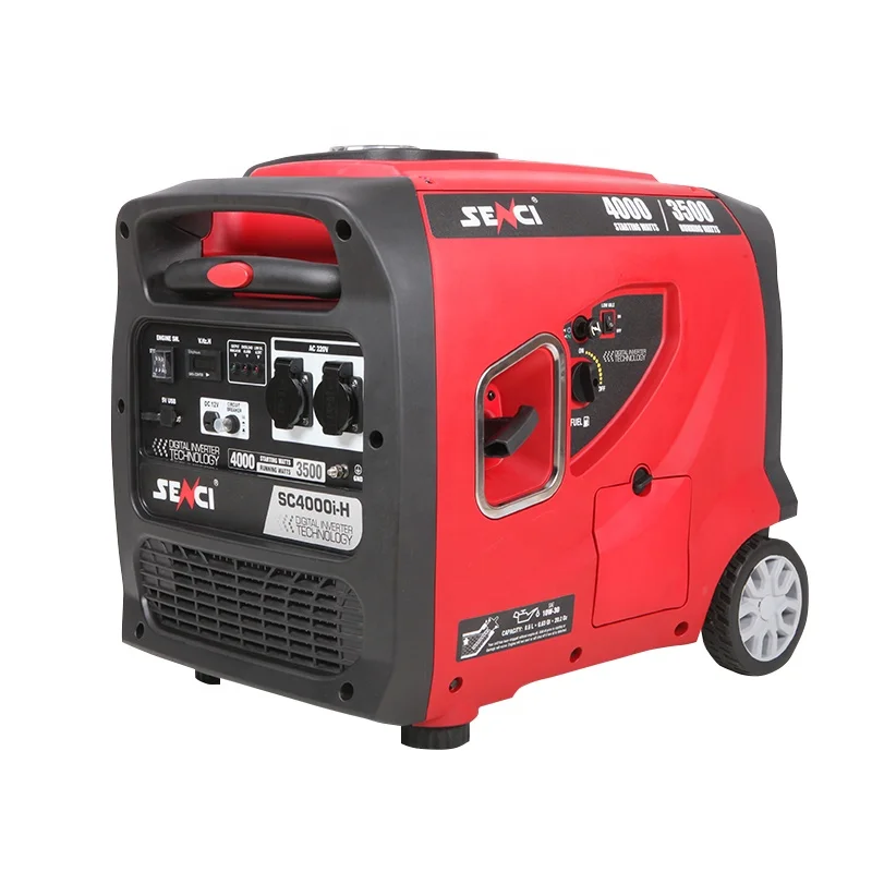 Senci Super Quiet Inverter Gasoline Generator Portable  3500W Silent Generator For Camp