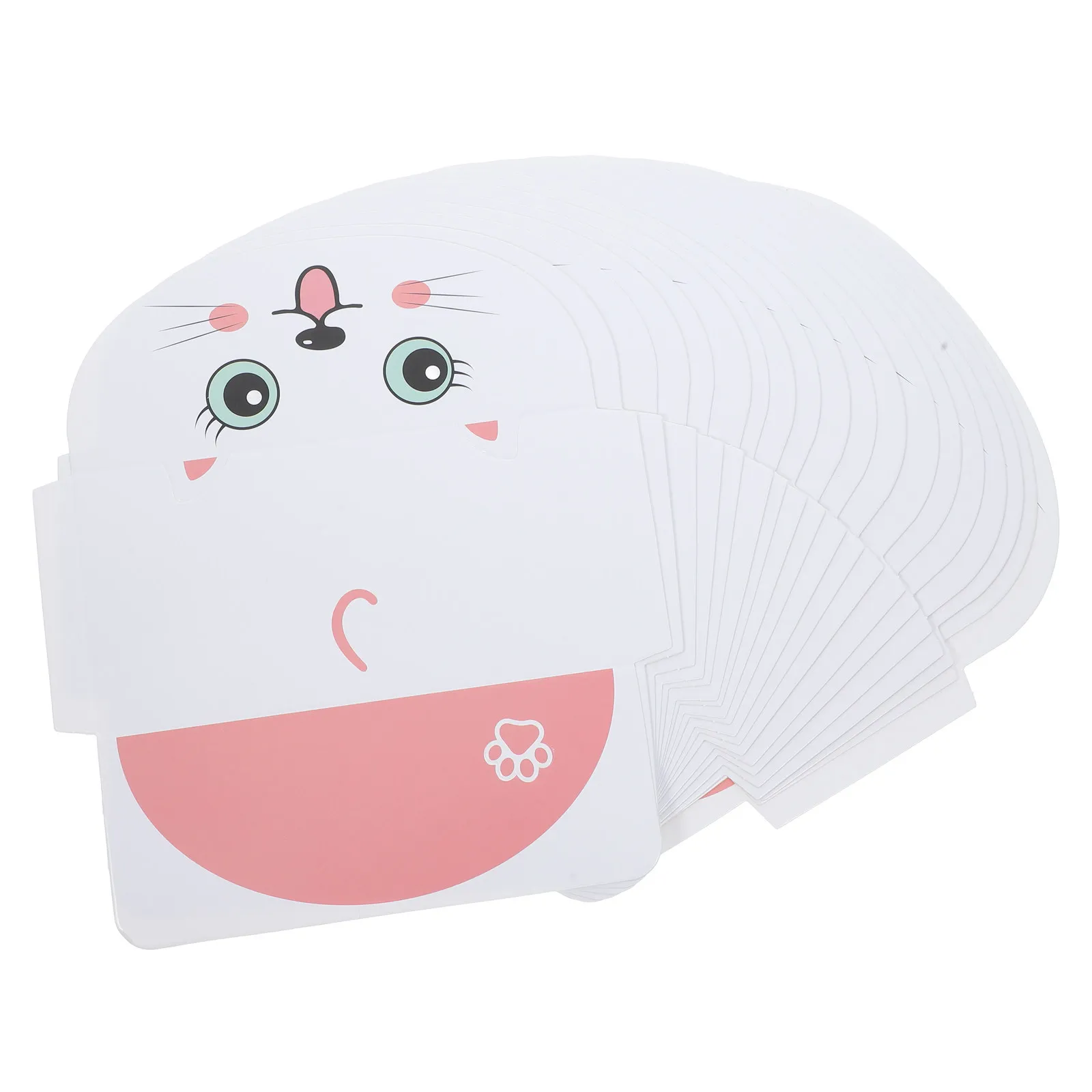 

20Pcs Portable Cartoon Animal Blank Greeting Cards Envelopes Appreciation Congratulations Birthday Party Invitations All