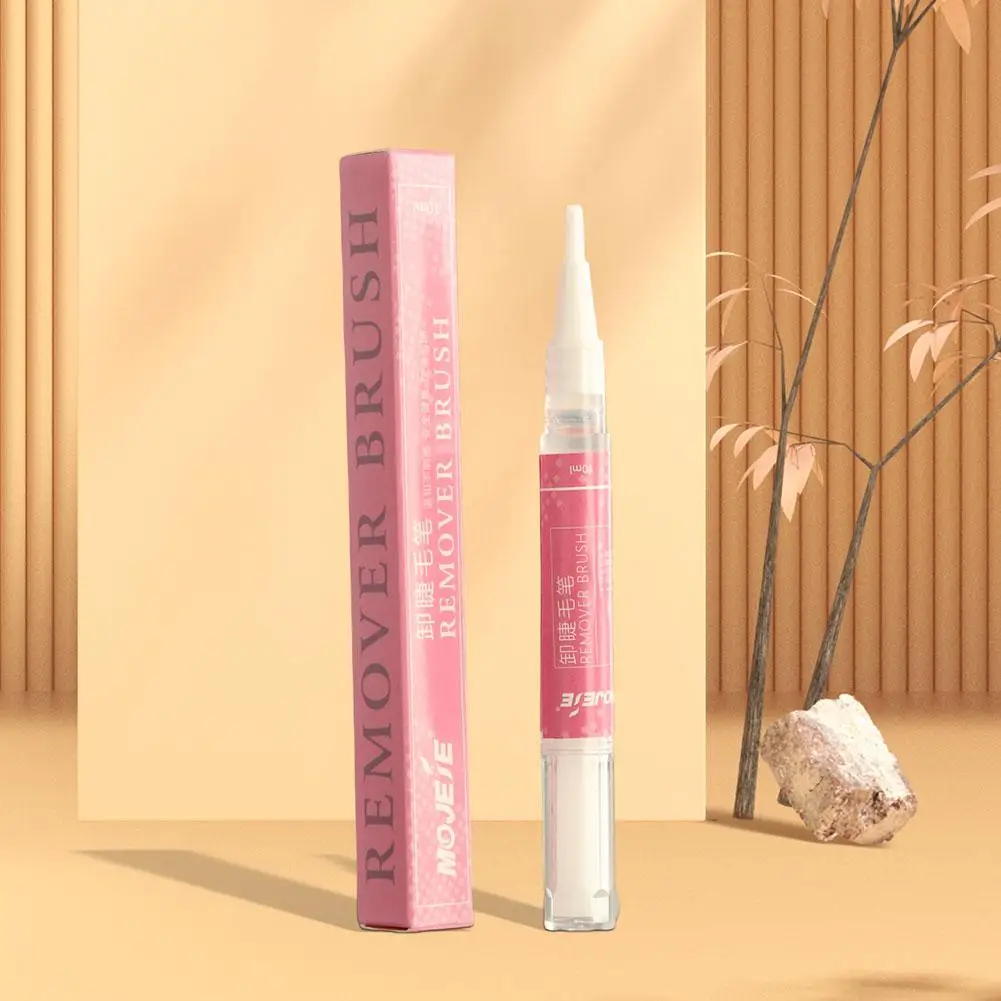 まつげエクステンション接着剤リムーバー非刺激性速乾性接着剤透明ジェルリムーバーまつげメイクアップリムーバーペン