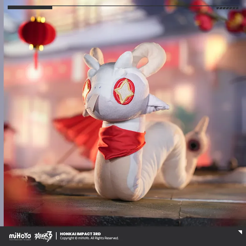 MiHoYo jeu officiel Honkai Impact 3ème gâteau de riz en peluche ornement poupée de dessin animé accessoire Anime pendentif Doujin Cosplay cadeaux de noël