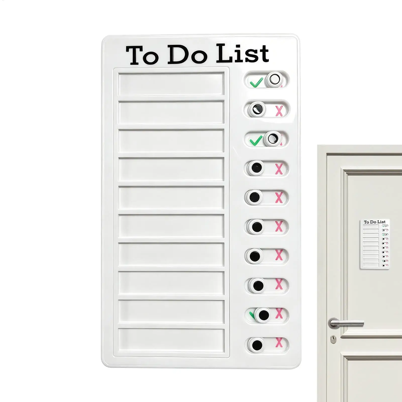 Chore Chart for Adults Reusable Sliding Schedule Board Checklist Routine Chart for Task Planning Home School Office Classroom