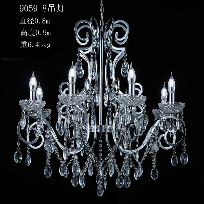 Directly from the manufacturer, the new electroplated wrought iron crystal  wedding hall hotel decoration