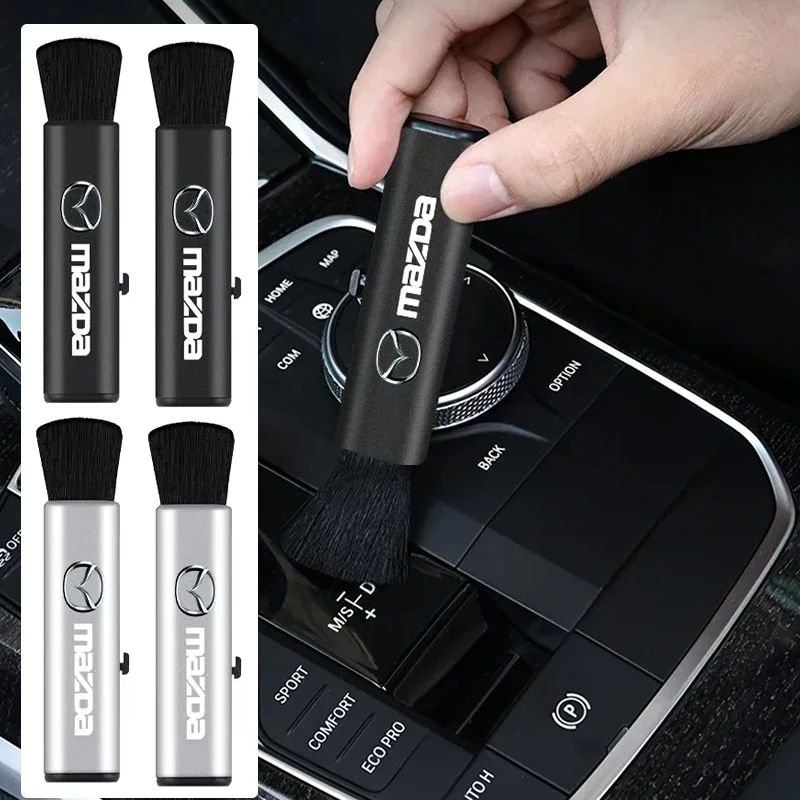 Escova de limpeza retrátil para detalhamento de carro, para mazda 2 3 6 athza 3 bk bl 5 cr cw 6 ii gh CX-7 er MX-5 nc, acessórios interiores de carro