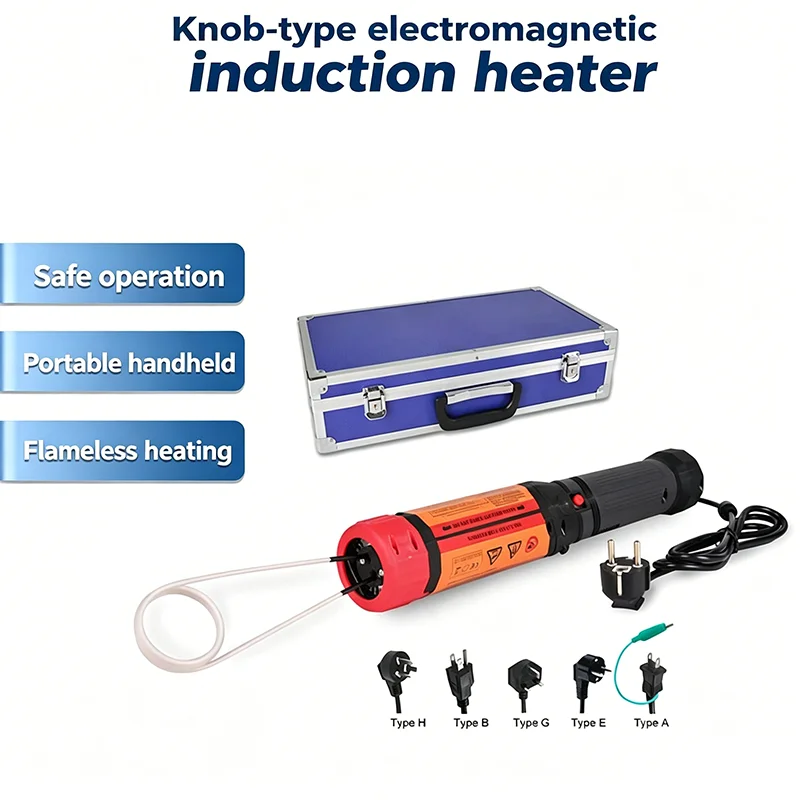 1100W New Rotatable Handheld Induction Heater Car Bolt Remover Repair Tools with 8/10 Coils Two Colors Available 110/220V