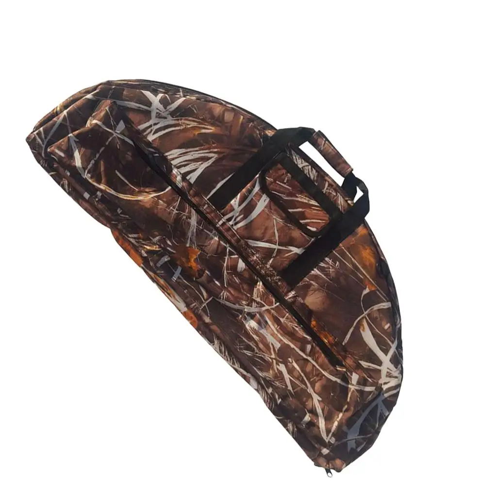 Compound Bow Carry Bag with Padded Handle Multi Pocket Archery Supplies for Hunting Gear and Accessories Outdoor Use
