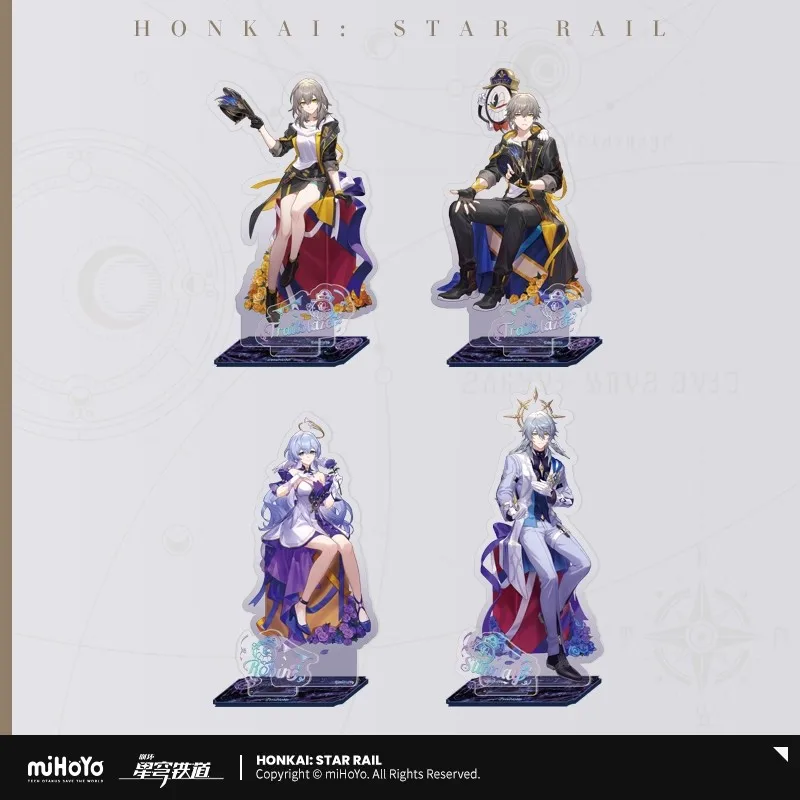 

Game Honkai Star Rail Official Genuine Product Autumn Festival Series Acrylic Stand Sign Halloween Christmas 3D Gifts Ornament