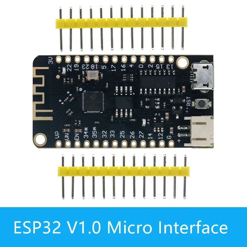 ESP32 Lite V1.0.0 Плата разработки Wi-Fi Bluetooth ESP32 ESP-32 REV1 CH340G MicroPython 4 МБ Micro/TYPE-C USB для Arduino