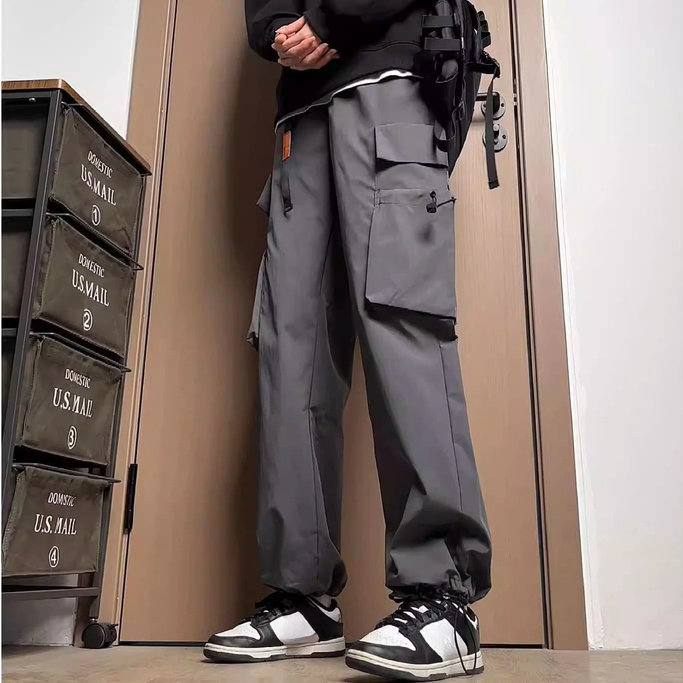 

Joggers Straight Spring Summer Cargo Pants for Men Street Aesthetic Designer Cheapest New In Harajuku Emo Casual Trousers Man