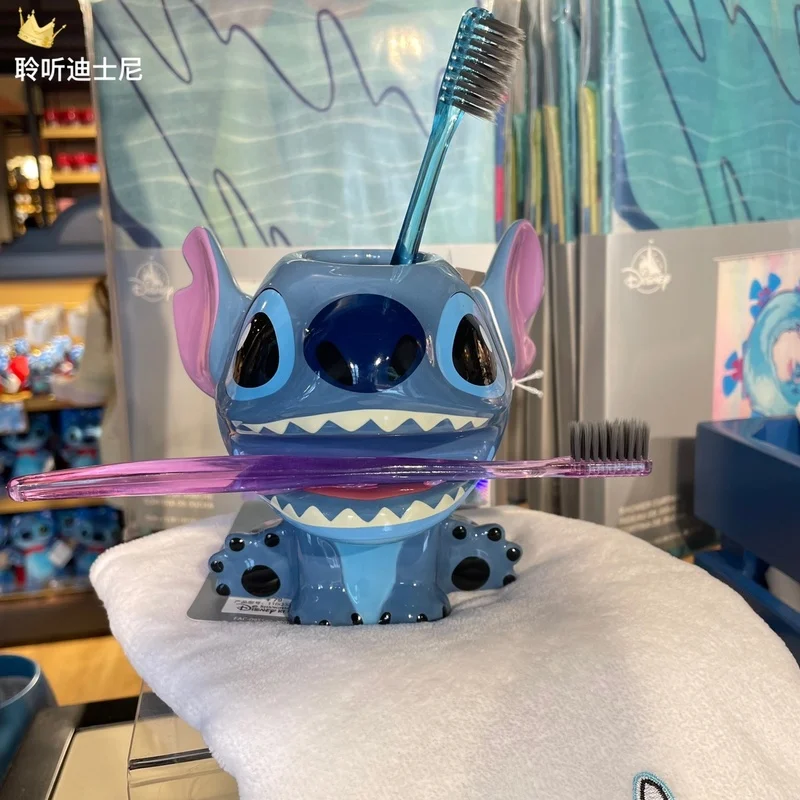 Disneys neuer Cartoon Lilo & Stitch Keramik Wasser Tasse Anime Hoch leistungs becher Stich Kaffeetasse Männer und Mädchen Zahnbürste Tasse