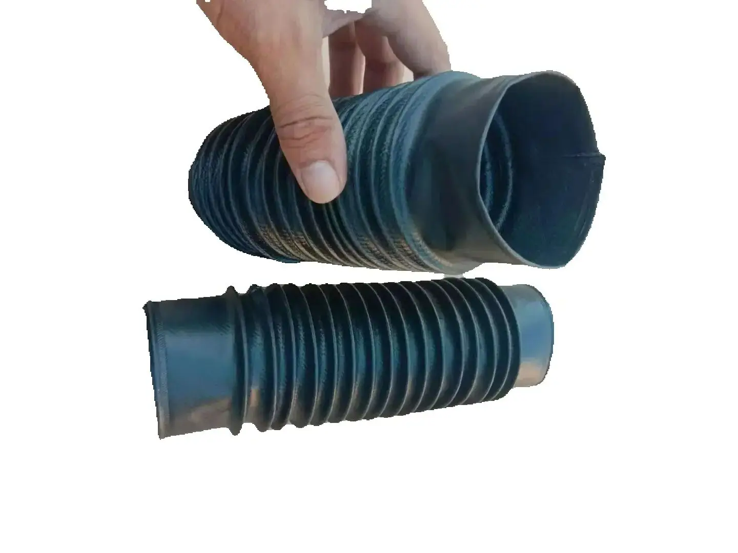 Circular bellow double side collar type 95 mm collar diameter and 1400 mm extended length