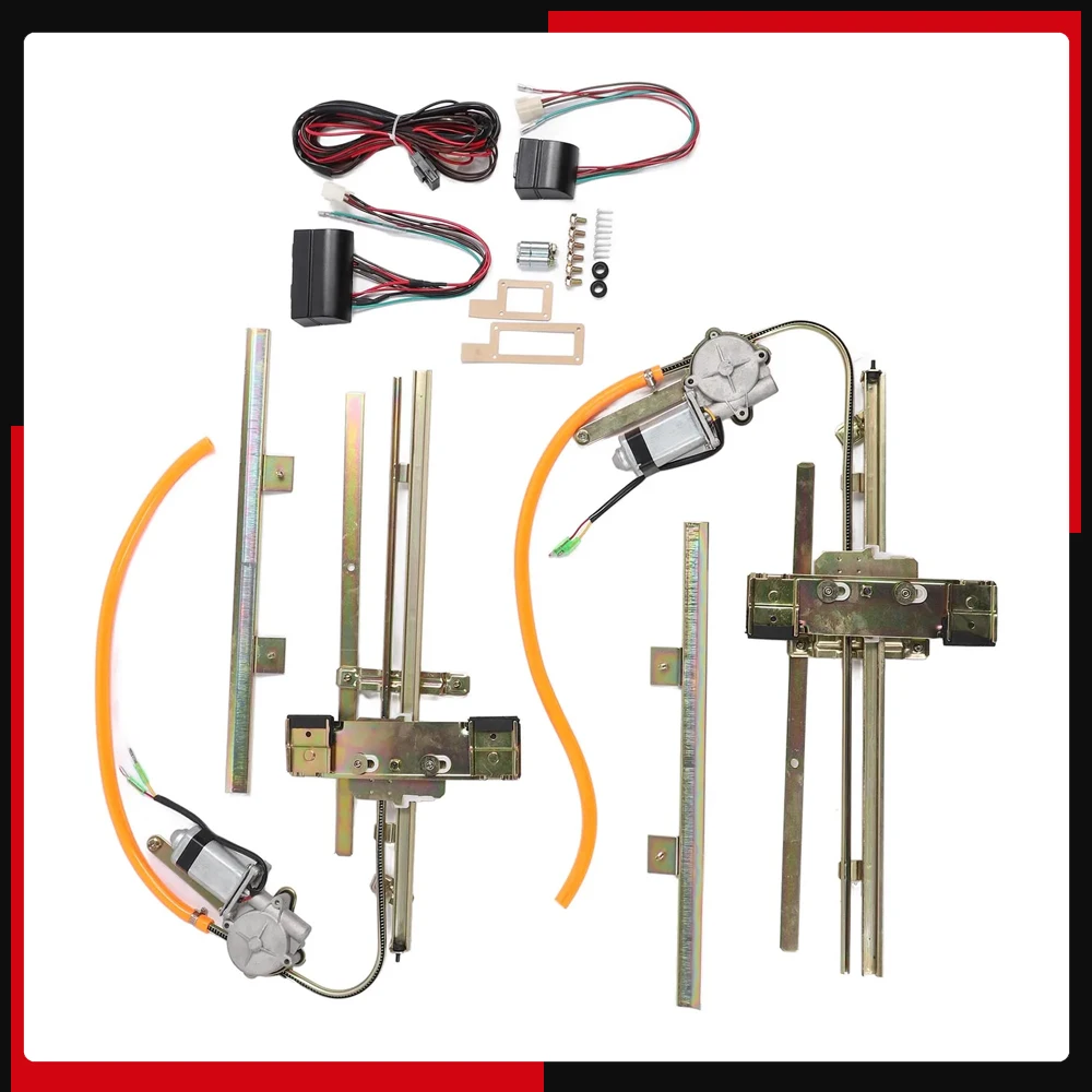 Power Door Window Conversion Kit Electric Power Window Conversion Kit With  Wire Enhanced Comfort Replacement for Street Hot Rat