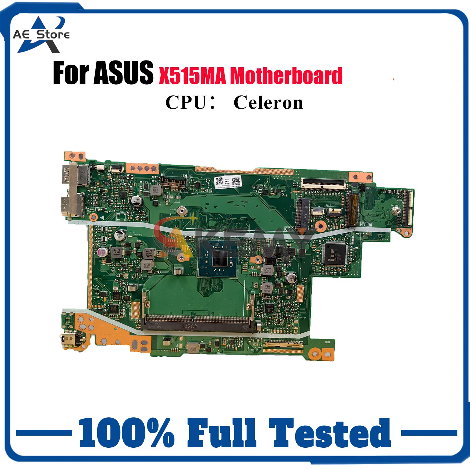 

X515MA Материнская плата для ноутбука ASUS VivoBook X515MA X515M Материнская плата для ноутбука с процессором Celeron 100% тестирование ОК быстрая доставка stk