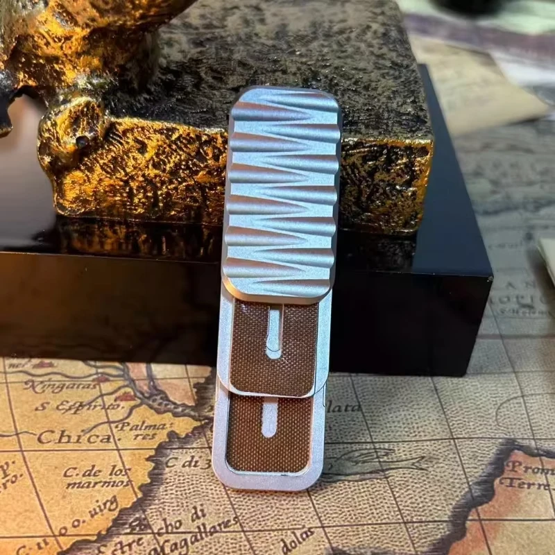 سبائك الزنك تململ المنزلق الكبار EDC المعادن ألعاب متململة التوحد أدهد اليد سبينر القلق الإجهاد الإغاثة اللعب جمع هواية #1