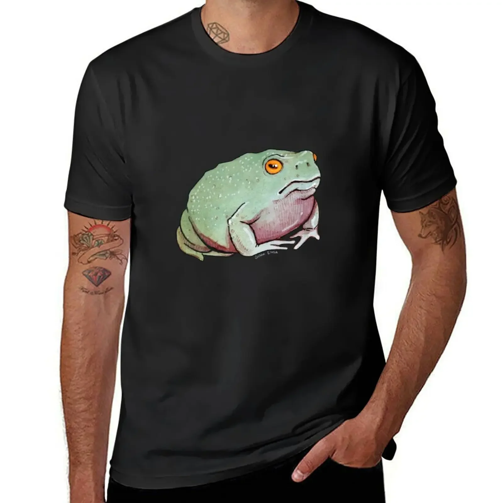 Quentin the Toad T-Shirt basketball graphic tees cotton graphic tees rapper graphic tees t shirt men 100℅ cotton