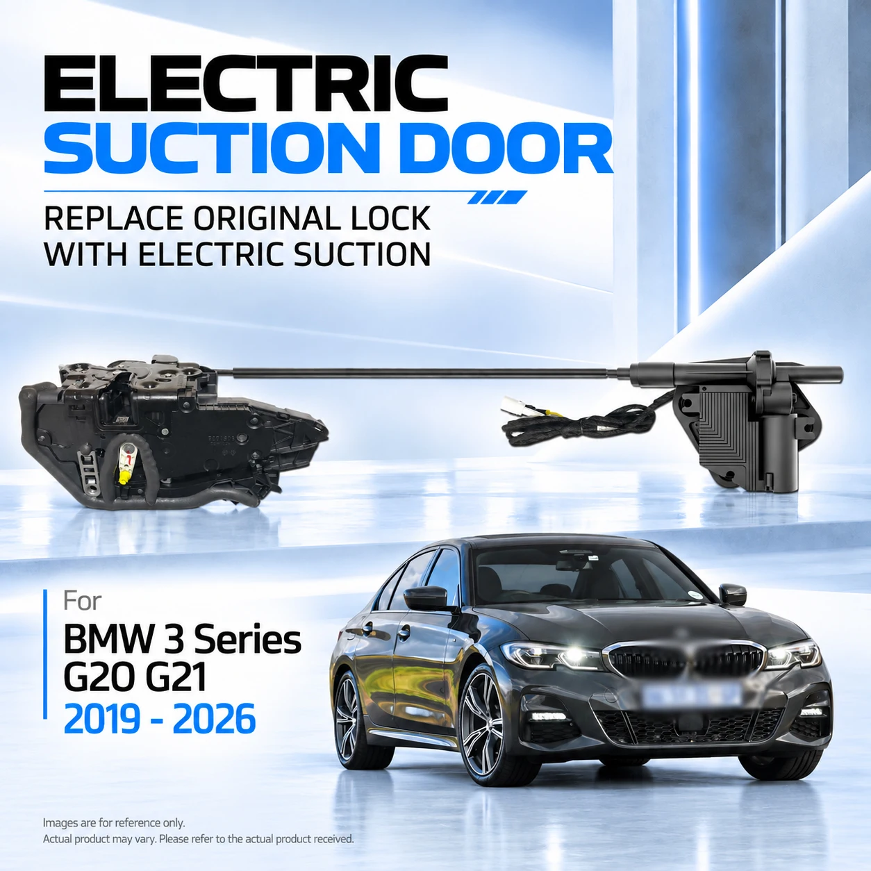 For BMW 3 Series G20 G21 2019-2026 Car Specific Electric Soft Close Door Lock Replacement Kit Auto Suction Door Upgrade