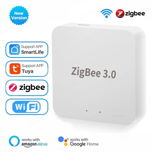Tuya Zigbee 3,0 Hub de enlace puente inalámbrico para hogar inteligente aplicación remota dispositivo de automatización de Control funciona con Alexa Google