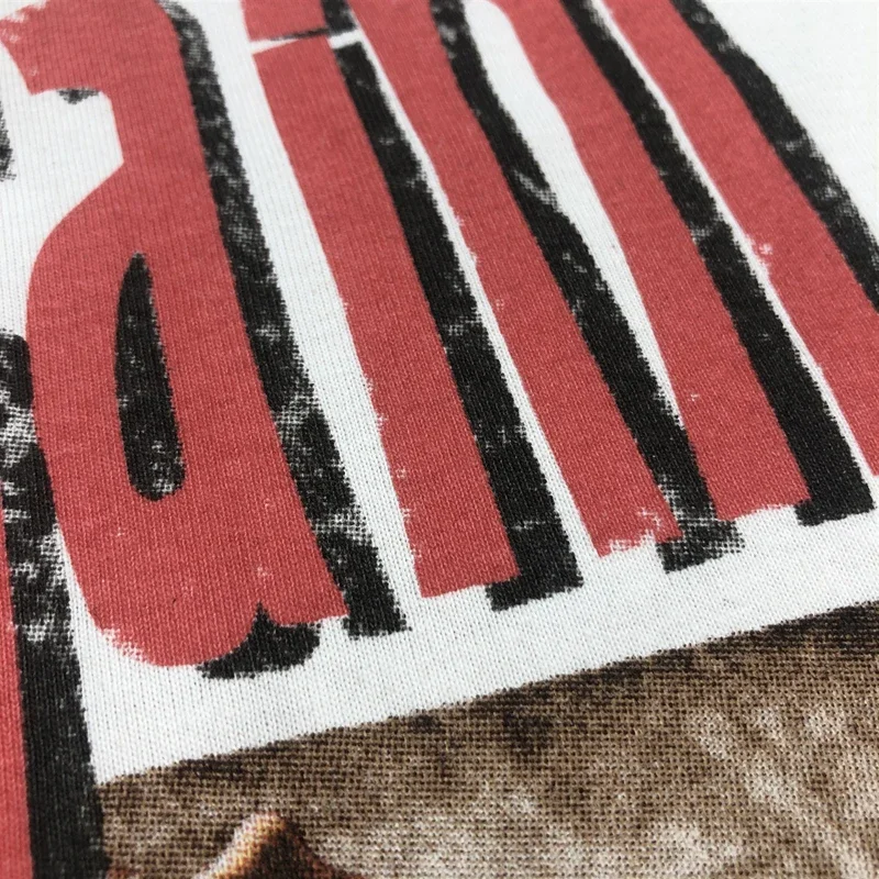 SAINT OF MICHAEL Fashion Best Quality Streetwear Printed Tee Casual Tops Vintage Summer 100%Cotton T Shirt For Men